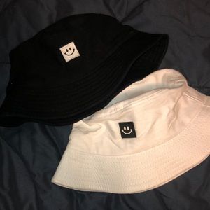 Two matching bucket hats